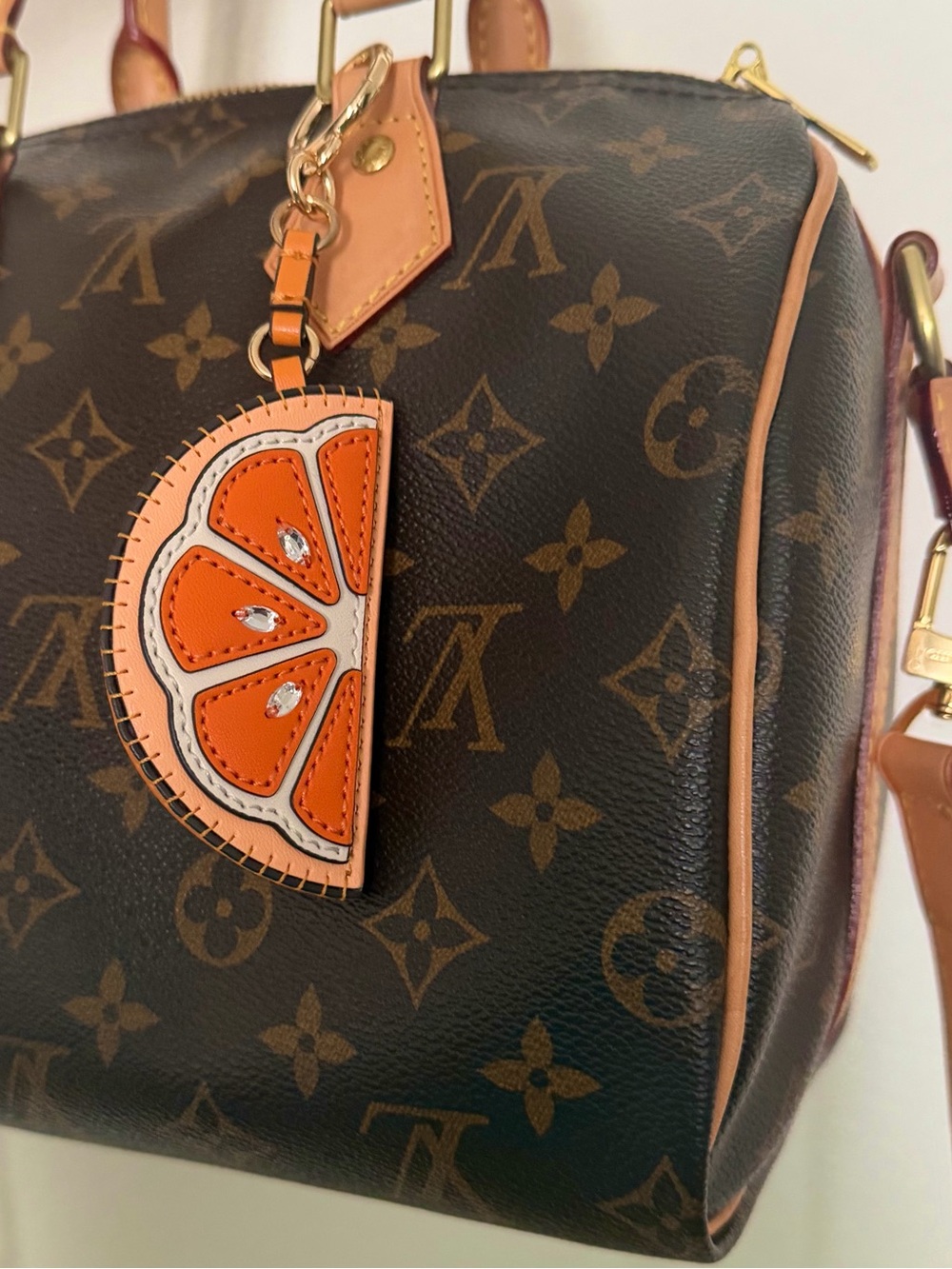 BRAND NEW Michael Kors Orange Slice Bag Charm 🧡🍊